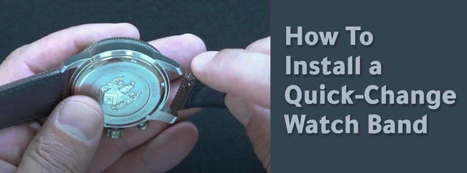 How to Install Your  LUCA Quick-Change Watch Band