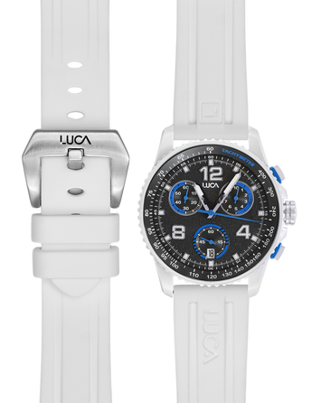 Apex Chronograph Watch - Azzurro