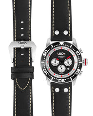 BR-1 Obsidian Rosso Men's Chronograph Watch