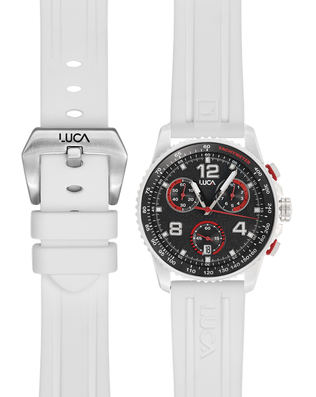 Apex Chronograph Watch - Rosso