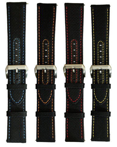 Hybrid 22mm Black Watch Bands