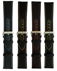 Hybrid 22mm Black Watch Bands