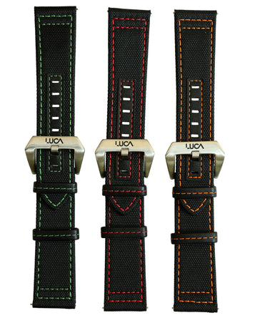 Hybrid 24mm Black Watch Bands