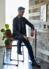 BR-1 Obsidian Rosso Men's Chronograph Watch