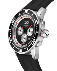 BR-1 Obsidian Rosso Men's Chronograph Watch