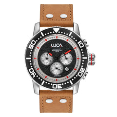 BR-1 Obsidian Rosso Men's Chronograph Watch