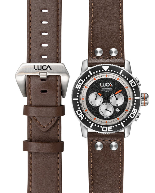 Voyager Chronograph Watch - Obsidian Flame