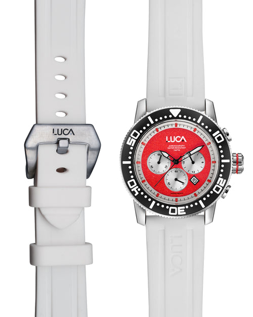 Voyager Chronograph Watch - Rosso