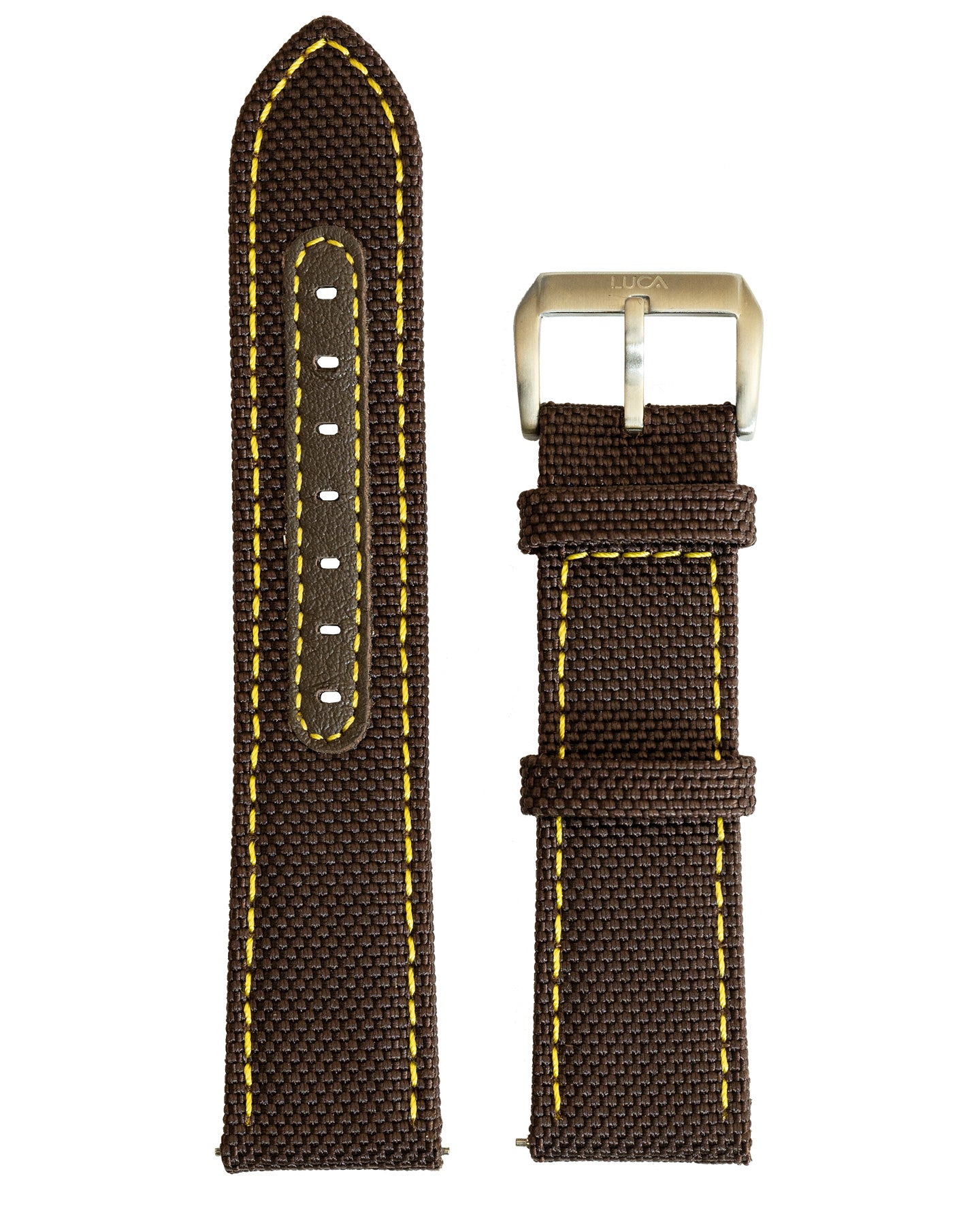 Hybrid 22mm Brown Watch Bands
