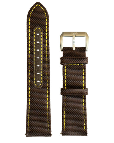 Hybrid 22mm Brown Watch Bands